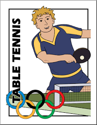 One of the biggest sporting events of the year, tokyo 2021 olympics games is approaching a closer scheduled to begin from july 23rd, 2021. Clip Art Summer Olympics Event Illustrations Table Tennis Color I Abcteach Com Abcteach
