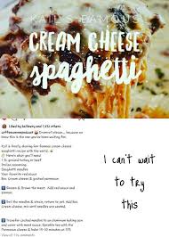 Kail Lowry S Cream Cheese Spaghetti Recipe Cream Cheese Spaghetti Spaghetti Recipes Recipes