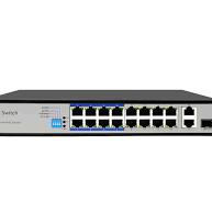 16 Port PoE Plus Switch