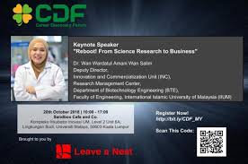 Amani published in various journals, including in langmuir, analytical chemistry and nanotechnology. Announcing Speaker For The First Keynote Speech In Career Discovery Forum In Malaysia Leave A Nest