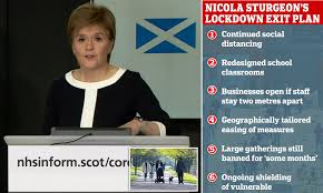Throughout the coronavirus crisis, scotland's first minister has been a consistently impressive performer at her televised daily updates: Coronavirus Uk Nicola Sturgeon May Ease Lockdown In Scotland Daily Mail Online