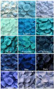 Blue Rose Bloemblaadjes 17 Tinten Van Blauw Silk Rose Etsy Fake Rose Petals Flower Girl Petals Silk Rose Petals