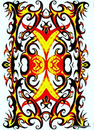 Pengertian batik adalah merupakan suatu seni dan cra menghias kain dengan penutup lilin untuk membentuk sebuah bidang pengertian batik : 7 Batik Dayak Ideas Batik Borneo Tattoo Borneo
