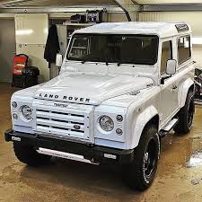 All White Land Rover Defender Land Rover Luxury Car Dealership