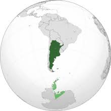 It occupies a continental surface area of 1,078,000 square miles (2,791,810 square kilometers) and is located between the andes mountains in the west and the south atlantic ocean in the east and south. Argentina Wikipedia