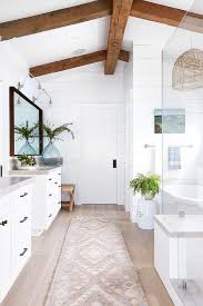 Collection by m ivy • last updated 2 days ago. Faded Vintage Runner In Cottage Style Master Bathroom Cottage Bathroom