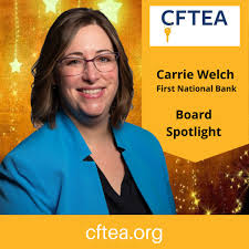Board Spotlight: Carrie Welch (First National Bank)