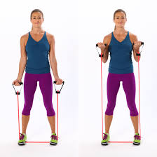 In my experience, resistance band exercises are one of the best tools you can use to keep strength training when you no longer have access to a gym or just dot want to go there for all personal reasons. Resistance Band Workout For Biceps And Triceps Popsugar Fitness