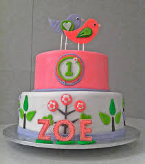 The decortion is made of mold you can buy at any bakery supply. Howtocookthat Cakes Dessert Chocolate 1st Birthday Cake Pink Birdies How To Decorate A Tiered Cake Howtocookthat Cakes Dessert Chocolate