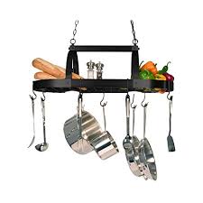 The pot racks make the ideal focal point in any kitchen. 6 Best Large Kitchen Hanging Pot Racks With Lights Reviews Comparison