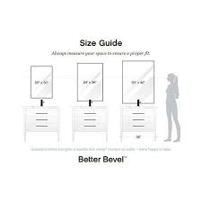 Better Bevel 24 In X 36 Metal
