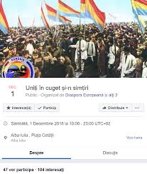 Nu vă acceptăm la această zi specială pentru românia! Diaspora Se PregÄƒteÈ™te SÄƒ VinÄƒ Pe 1 Decembrie La Alba Iulia AceastÄƒ Intalnire Nu Este Un Protest