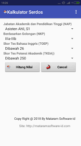 Hasil nilai akhir matakuliah semester 2019/20.2 (2020.1) telah diumumkan hari ini senin, 10 agustus 2020 pukul 16.40 wib. Kalkulator Serdos For Android Apk Download