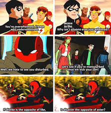 Sentence Examples Of Words From The Dicktionary Young Justice Robin Young Justice League Young Justice