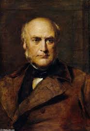 Oil Painting Replica Sir George Gilbert Scott by Sir William Blake Richmond  (1809-1896, United Kingdom)