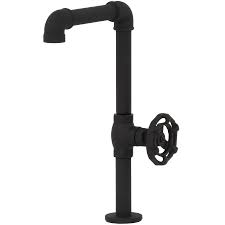Torneira Para Pia De Banheiro Bica Alta Preto Fosco Industrial Volante Fani Pias De Banheiro Torneira Banheiro Estilo Industrial