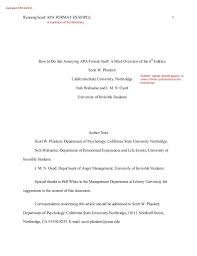 Apa Format Example Cba Plmar Apa Format Example Essay Format Case Study Format