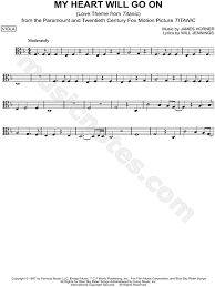 Celine Dion My Heart Will Go On Sheet Music In F Major Download Print Sku Mn0113064