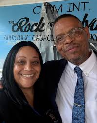 I had such a wonderful time today at The Rock of Salvation Apostolic Church  celebrating 15 years of ministry with Bishop & First Lady Ricky Hoagan!  💜🙌🏾 The service was powerful, the