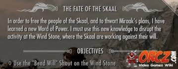 If you don't have a dragon soul, hunt for one in the wilderness of skyrim (but not in solstheim, or else miraak will steal the soul for himself!). Skyrim Dragonborn Use The Bend Will Shout On The Wind Stone Orcz Com The Video Games Wiki