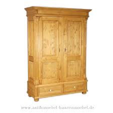 Zerlegbar, bügeltiefe von 50cm, innenausbau nach wahl. Kleiderschrank Schrank 2 Turig Grunderzeit Fichte Landhaus Massivholz