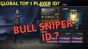 Golds or diamonds will add in account wallet automatically. Free Fire Bull Sniper Id Bull Sniper Free Fire Id Youtube