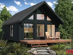 Chalet A Vendre Sur Le Domaine Parc Des Iles Ouvert A L 39 Annee Livraison Disponible Maintenant Modele Habi Tiny House Cabin Cottage Plan Cottage Exterior