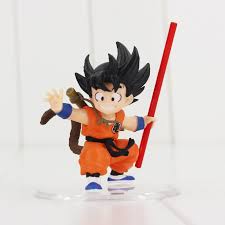 Click To Buy 7cm Dragon Ball Z Figure Toy Son Goku Gokou Childhood Riding Somersault Cloud Pose Dragonball St Kid Goku Action Figures Toys Action Figures