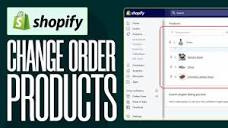 How To Change Order Of Products In Shopify (2024) - YouTube