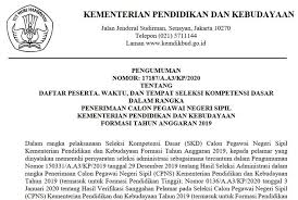 Jadwal Dan Lokasi Tes Skd Cpns 2019 Kemedikbud
