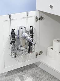 Shop for drawers & cabinet organizers in kitchen storage & organization. Mdesign Over The Cabinet Hair Care Organizer Station Storage For Hair Dryers Fl Bathroom Organization Diy Bathroom Organisation Bathroom Cabinet Organization