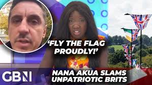 Nana Akua accuses those who stand against the Union Jack as 'exposing their  own racism'