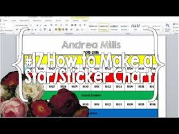 how to make a star sticker chart 17