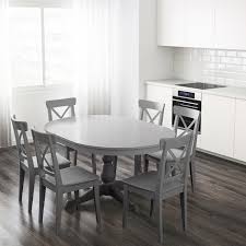 You can also buy together with the chairs as a set. Ingatorp Grey Extendable Table Ikea
