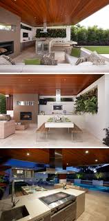 An outdoor living space serves as an extension of your home. Modern Covered Outdoor Kitchen Design Novocom Top