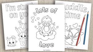 Lets take a look at the printable coloring valentines day cards. 15 Valentine S Day Coloring Pages For Kids The Artisan Life
