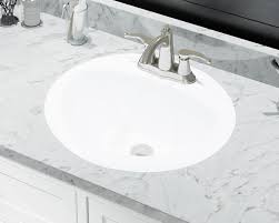 o2018 white overmount bathroom sink