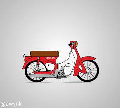 Aliexpress.com'da en iyi 1 için 2053 ve. Bekjul Honda C70 Klasik Animasi Pertahanan