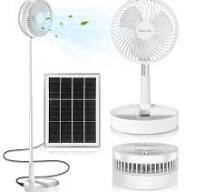 Amazon.com: Ledeak Standing Fan with Portable Solar Panel, 8 ...