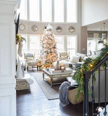 Holiday Home Showcase 2016 Christmas Home Tour Kelley Nan Christmas Living Rooms Christmas Decorations Living Room Christmas Home