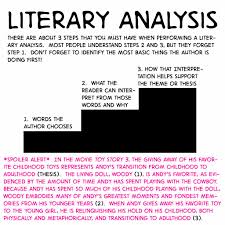 literary analysis step chart san dieguito academy writing lab