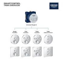 Dual Function Thermostatic Valve Trim