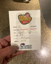 2 3 4 he became the starting quarterback during his second season, which saw the patriots win their first super bowl title in super bowl xxxvi. Tom Brady On Twitter I Got A Chance To Hold My Draft Card A Few Hours Ago Never Forget Where You Came From