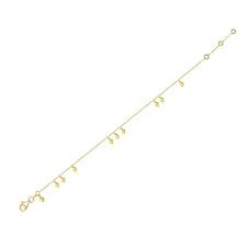 Looking for a good deal on ankle bracelet gold? Diamonds Are Forever 14 Karat Gold Custom Made Jewelry Mosuo