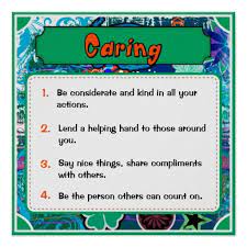Character Traits Posters Caring 3 Of 6 Poster Zazzle Com In 2021 Character Trait Character Traits Poster Education Poster