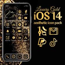 Download and use 4,000+ aesthetic stock photos for free. Ios 14 Luxe Gold Theme Aesthetic App Icons For Iphone 175 Etsy New Zealand