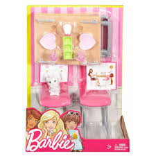 Barbie Furniture And Pet Set With Dining Table And Two Chairs Walmart Com In 2021 Barbie Toys Barbie Doll Clothes Barbie