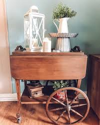 Antique Tea Cart Decor One Of My Favorite Things In Our Living Room Tea Room Decor Antique Tea Cart Vintage Tea Cart