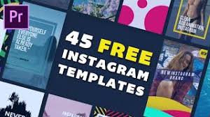 Download adobe premiere pro presets, motion graphics templates to do your titles, intro, slideshow for $9. 45 Free Instagram Premiere Pro Templates Premiere Gal