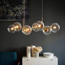 Pin By L George On Interiorinspireus In 2021 Glass Ball Pendant Lighting Glass Chandelier Kitchen Lighting Fixtures